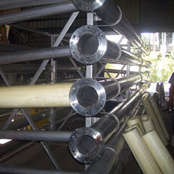 Instalación de medios caños