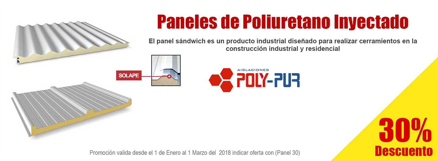 Promoción de paneles de poliuretano inyectado